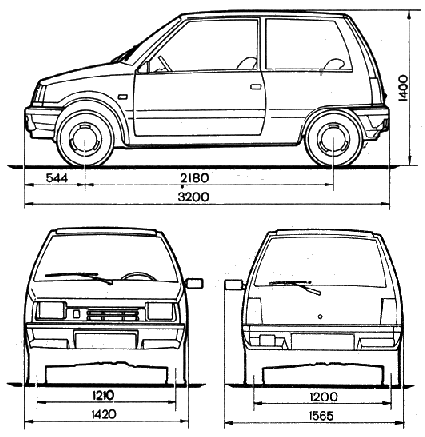 -LADA / VAZ rozmry-